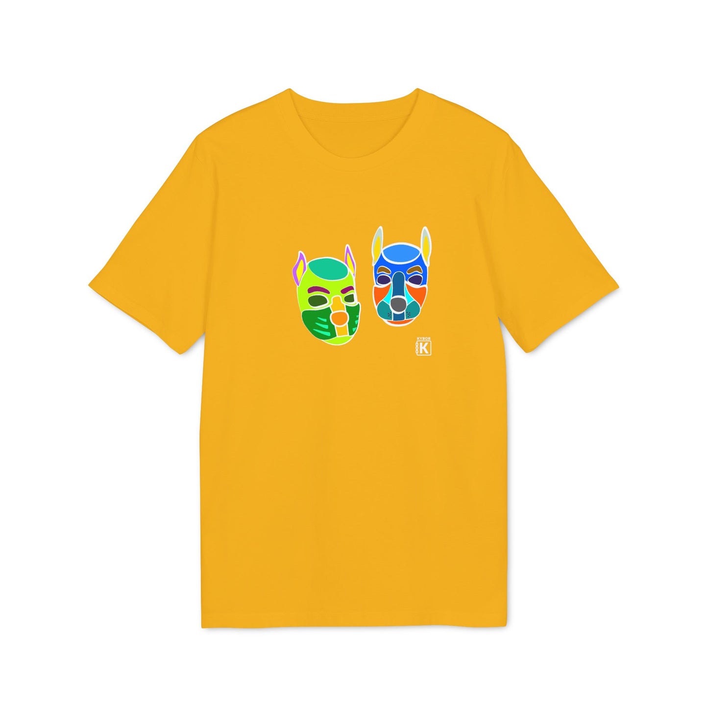 Pup Mask Green and Blue T-shirt