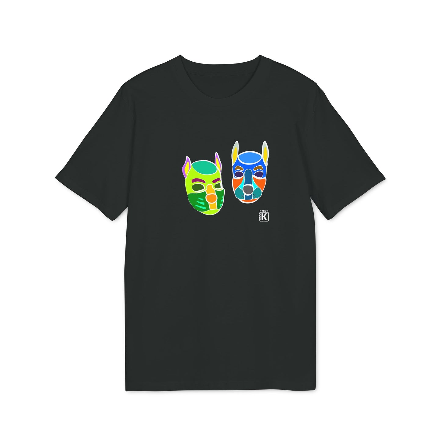 Pup Mask Green and Blue T-shirt