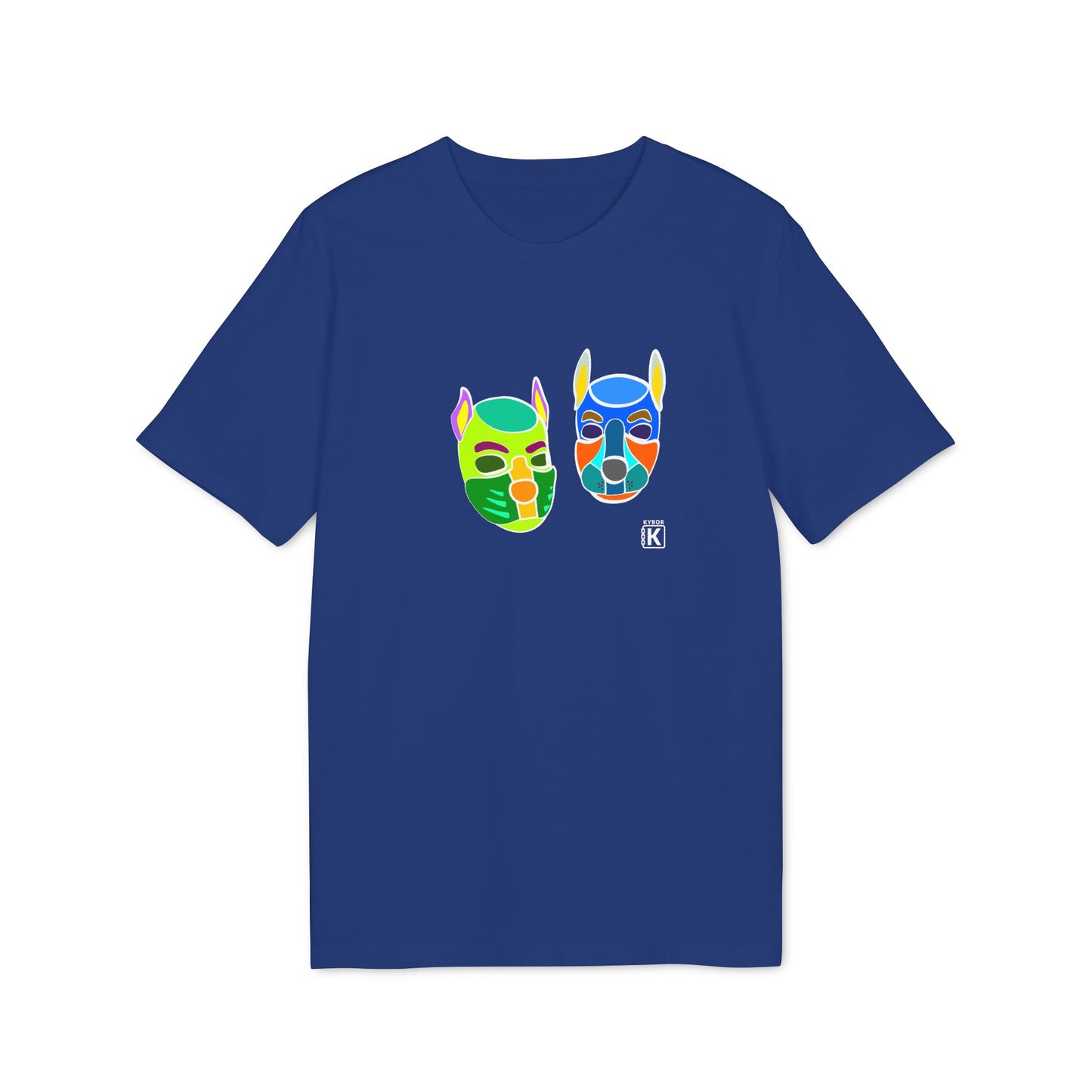 Pup Mask Green and Blue T-shirt