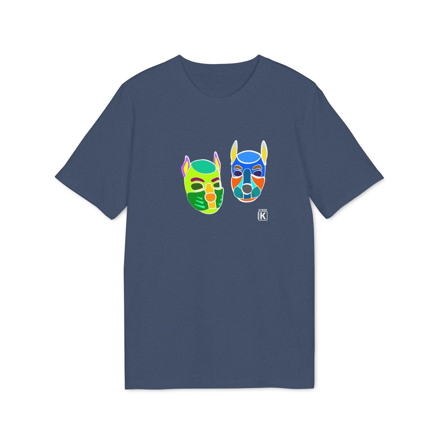 Pup Mask Green and Blue T-shirt