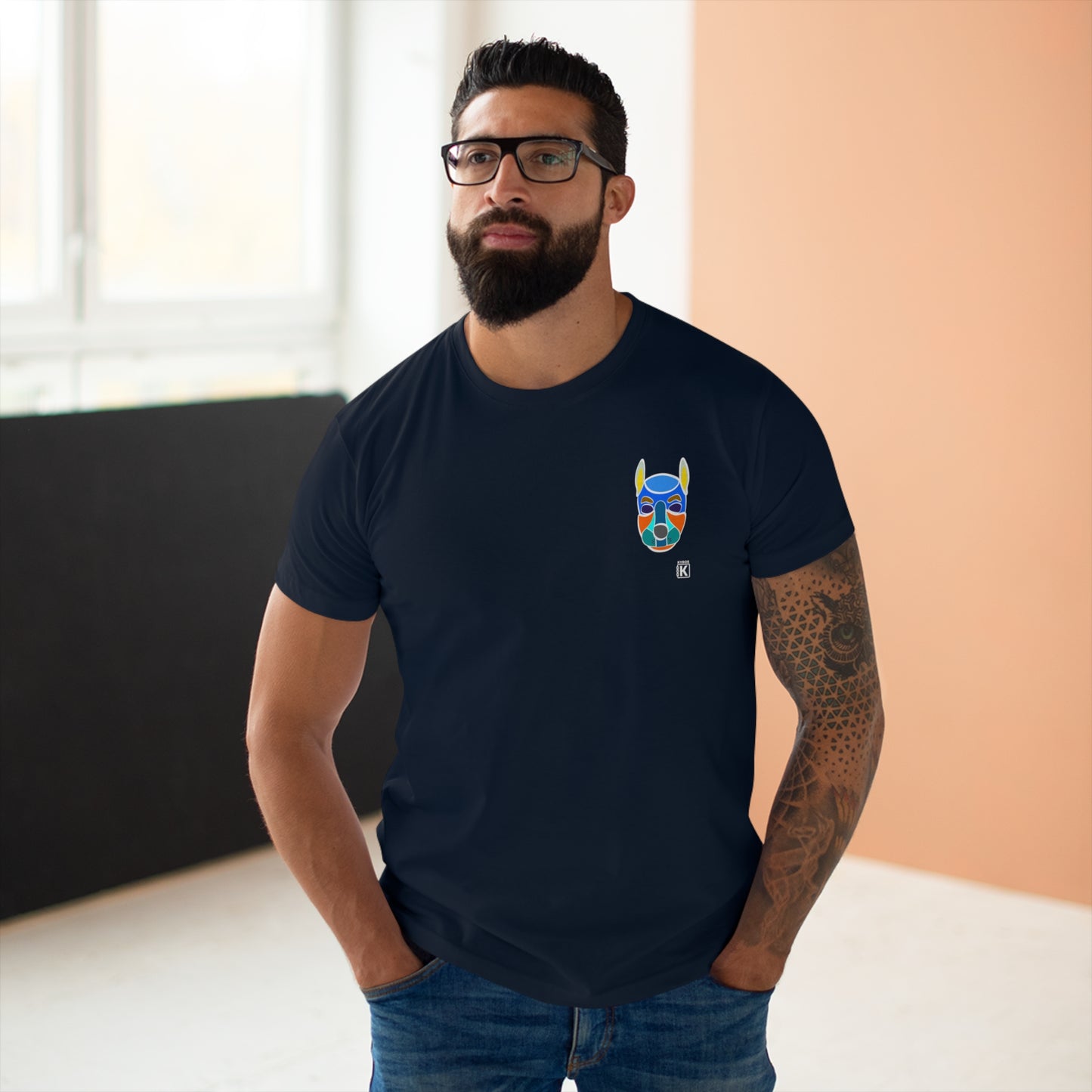 Pup Mask Blue T-shirt