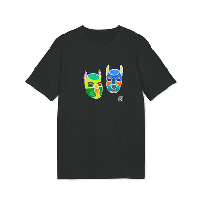 Pup Mask Green and Blue T-shirt