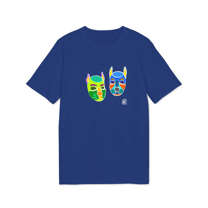 Pup Mask Green and Blue T-shirt