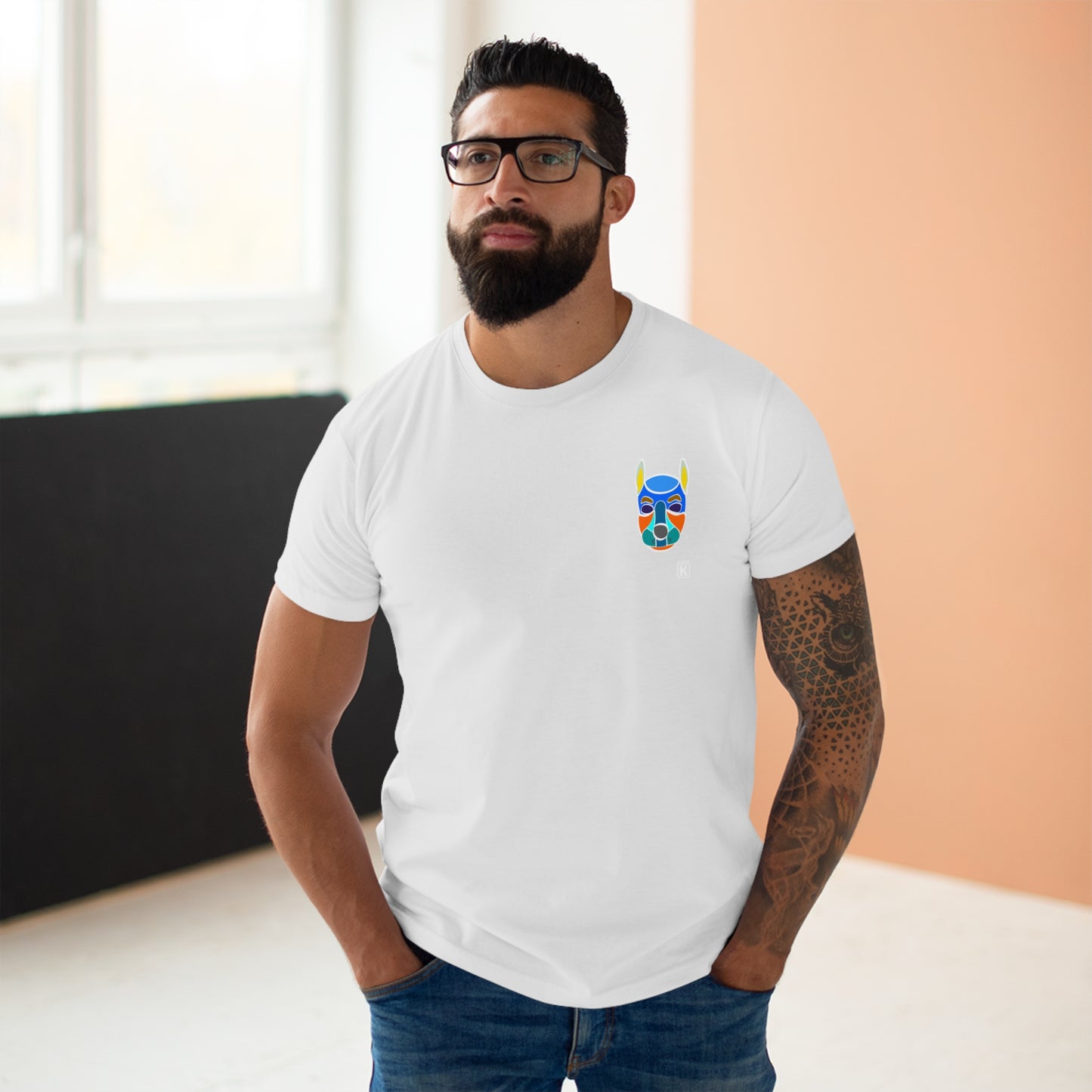 Pup Mask Blue T-shirt
