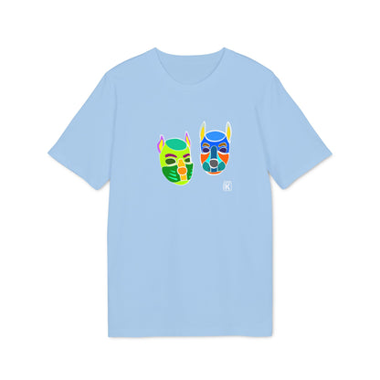 Pup Mask Green and Blue T-shirt