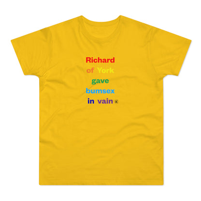 Richard of York Pride T-shirt