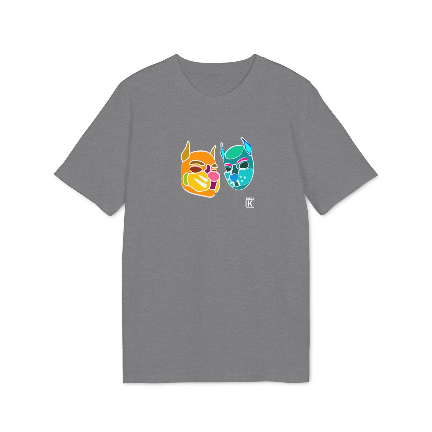 Pup Mask Orange and Blue T-shirt