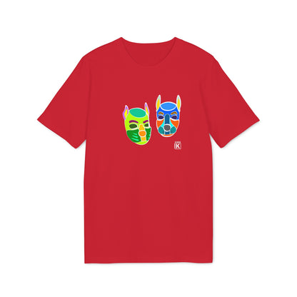 Pup Mask Green and Blue T-shirt